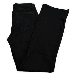 WHBM skinny flare black jeans